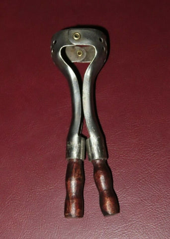 Antique Unusual 5" Long Small Nutcracker Squeeze Press Device - Patent 1927
