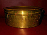 Antique 10" Rochester Stamping Co. Brass Spittoon No. 51320 w/ Removable Lid