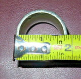 Antique 1.75" Diameter "P" Metal Napkin Ring w/ Frog Decor