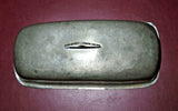 Antique 7.5" Long Stieff American Pewter Lidded Covered Butter Dish - ATC P46
