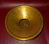 Antique 10" Rochester Stamping Co. Brass Spittoon No. 51320 w/ Removable Lid