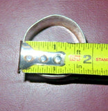 Antique 1.75" Diameter Silverplate Napkin Ring w/ Floral & Leafy Decor