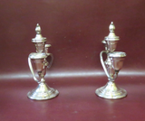 Vintage Pair Gorham Silver Electroplate YC3000 3-Branch Candelabra Candlesticks