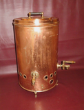 Antique Large Copper Two-Spigot Converted Still Water Cooler Dispenser - As-Is