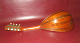 Vintage 23.5" Long HUB 68 TV Inlaid & Layered Laminated Wood Bowlback Mandolin