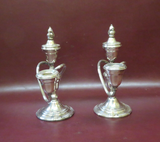 Vintage Pair Gorham Silver Electroplate YC3000 3-Branch Candelabra Candlesticks