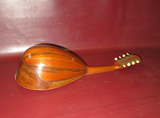 Vintage 23.5" Long HUB 68 TV Inlaid & Layered Laminated Wood Bowlback Mandolin