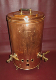 Antique Large Copper Two-Spigot Converted Still Water Cooler Dispenser - As-Is