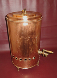 Antique Large Copper Two-Spigot Converted Still Water Cooler Dispenser - As-Is