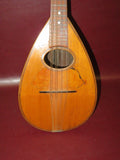 Vintage 23.5" Long HUB 68 TV Inlaid & Layered Laminated Wood Bowlback Mandolin