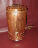 Antique Large Copper Two-Spigot Converted Still Water Cooler Dispenser - As-Is