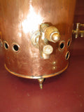 Antique Large Copper Two-Spigot Converted Still Water Cooler Dispenser - As-Is