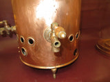 Antique Large Copper Two-Spigot Converted Still Water Cooler Dispenser - As-Is