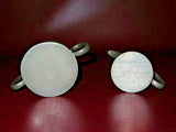 Vintage Hammered English Pewter Cream & Sugar Set - Craftsman Sheffield