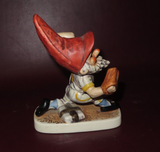 Vintage 6" Goebel Co-Boy "Pat the Pitcher" Gnome Figurine - Made in West Germany