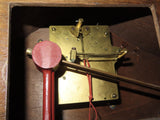Vintage Goodwin Precision Art Deco Oak Wood Case Camel Back Mantel Clock - As-Is