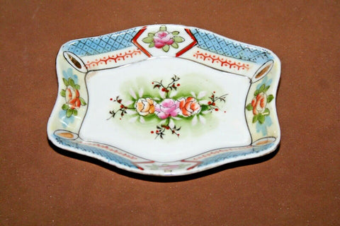 Vintage Meiko China Fine Occupied Japan Porcelain 4" Hand Painted Soy Sauce Dish