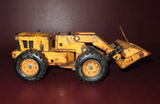 Vintage 1970s Yellow 11" Long Tonka XR-101 Front End Loader Construction Toy