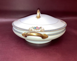 Vintage Round Noritake Grasmere Japanese Porcelain Lidded Tureen Serving Dish