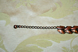 Vintage Unusual Small 16" Long Adjustable Copper Choker Necklace