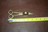 Antique English Style Brass 6" Long Scissor Type Candle Snuffer