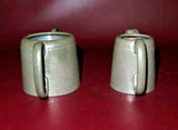 Vintage Hammered English Pewter Cream & Sugar Set - Craftsman Sheffield