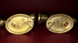 Vintage Pair European Style Solid Twist Brass Candlestick Holder Wall Sconces