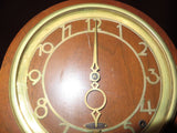 Vintage Seth Thomas Art Deco Wood B1703 Camel Back Electric Mantel Clock - As-Is