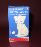 Collectible 1960s Algi Fur Growing Kitten & Magical Mouse Surprise Soap Figure
