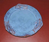 Thora Ovenware Dark Blue Glaze 14" Terra Cotta Pottery Cod Fish Serving Platter