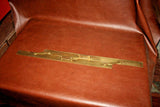 Antique Kelvin Hughes 24" Brass Parallel Ruler Nautical Navigation Tool in Box