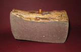 Handmade Wood Log Puzzle Style Single Drawer Jewelry Box - Signed Jeff Trag 1990