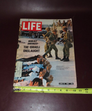 Vintage June 16 1967 LIFE Magazine - "Mideast Unhinged - The Israeli Onslaught"