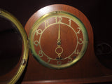 Vintage Seth Thomas Art Deco Wood B1703 Camel Back Electric Mantel Clock - As-Is