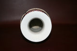 Oriental Accent 13.5" Collectible Contemporary White & Floral Decor Ceramic Vase