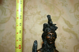 Frederic Remington "Indian Dancer" 20" Tall Bronze Sculpture on Marble Base