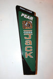 Cider Jack Pear Hard Cider 10" Tall Black & Green Ceramic Beer Pull Tap Handle