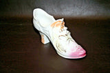 Vintage Fine German Porcelain Pink, Orange & Gilt 8" Long Shoe Planter - 1931