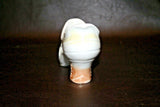 Vintage Fine German Porcelain Pink, Orange & Gilt 8" Long Shoe Planter - 1931