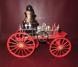 Vintage 1970s Jim Beam 1867 Mississippi Steam Pump Fire Engine Whiskey Decanter