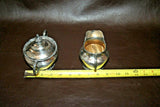Vintage Hamilton Silverplate "Diamond Metal" Cream & Sugar Set - No. 214