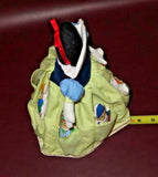 Vintage Reversible Doll Snow White & Seven Dwarfs - Evil Queen w/ Apple on Stand