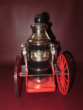 Vintage 1970s Jim Beam 1867 Mississippi Steam Pump Fire Engine Whiskey Decanter