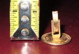 Vintage 1" Replica 1850 California Gold Baldwin & Co Ten Dollar Coin Cufflinks