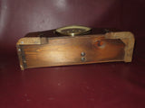 Vintage Goodwin Precision Art Deco Oak Wood Case Camel Back Mantel Clock - As-Is