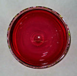 Dennis K. Mullen 1994 Signed Hand Blown Ruby Pink Studio Art Glass 14" Bowl