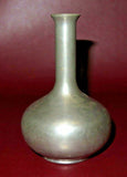 Vintage 5" Tall Royal Holland Pewter Round Bulb Bud Vase - KMD Daalderop