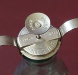 Vintage EKCO USA Bull Dog Push-Button Bottle Stopper w/ Handle - Pat. 2446661
