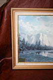 Dino Massaroni 1989 Framed Art Print - Yosemite Valley View w/ El Capitan