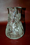 Vintage 9.5" Tall Fine "Crystal Clear" Hand Cut Crystal Pitcher - Made in Poland